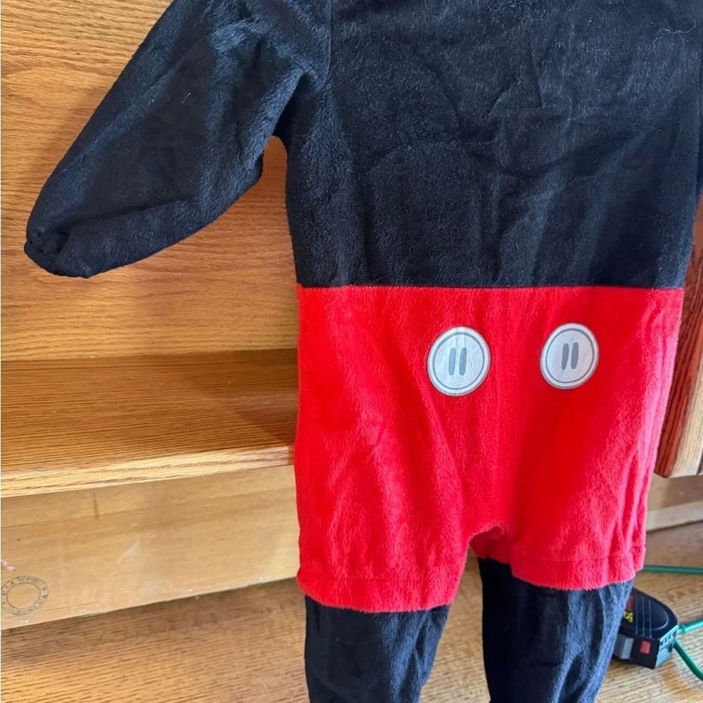 Disney Baby Mickey Mouse Infant Costume 2023 w/ Disneyland Mickey Popcorn bucket - Picture 4 of 16